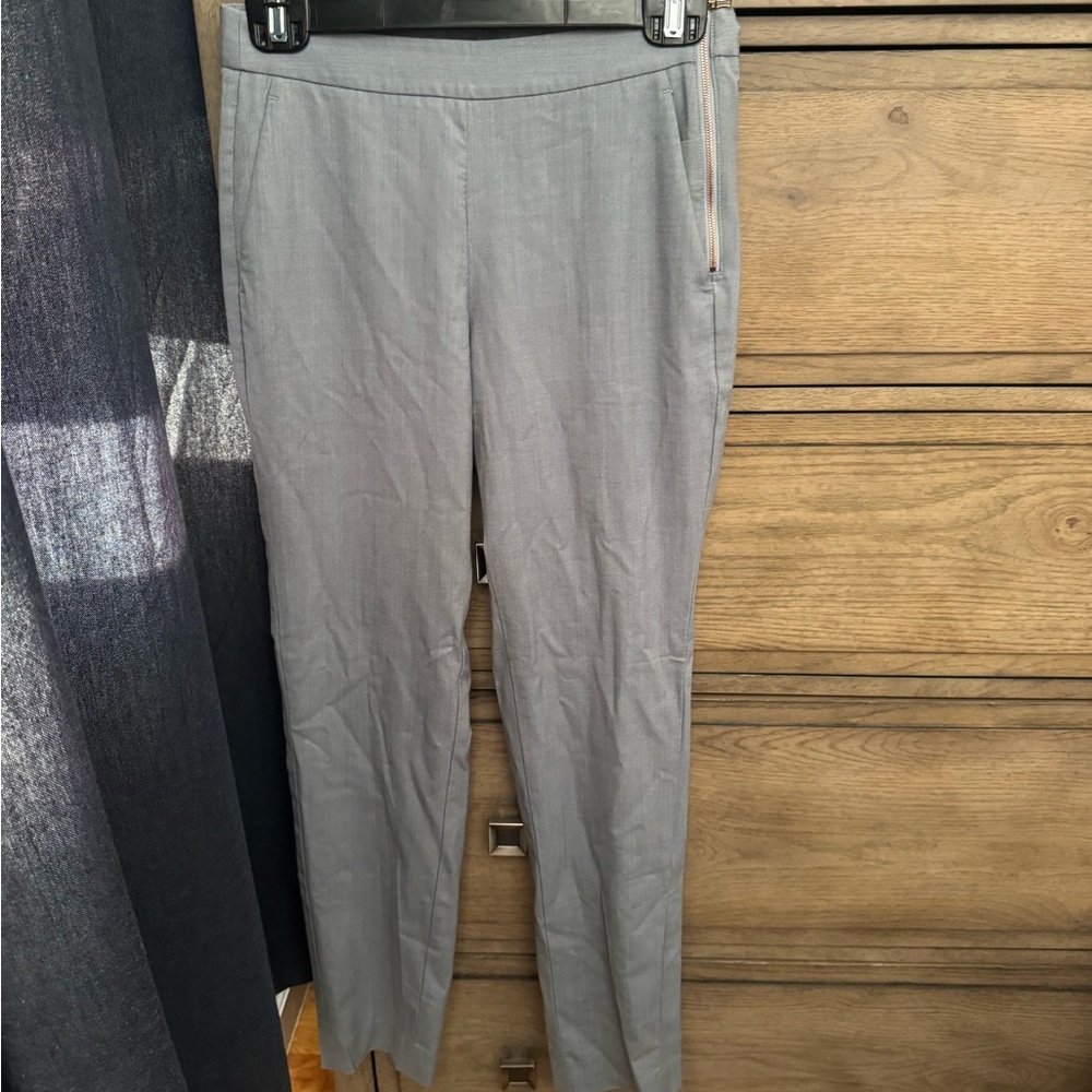 woman’s straight leg Grey Dress Pants